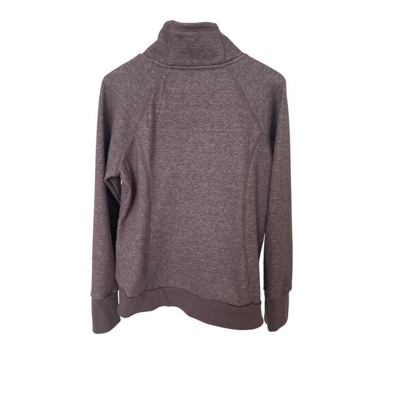 90 Degree By Reflex Heathered Maroon Pullover Sweatshirt - Picture 4 of 6